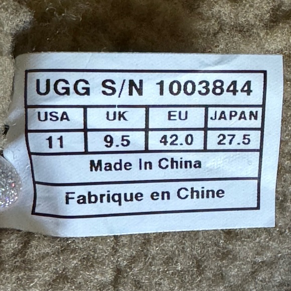 UGG Over The Knee Boots In Black Leather And Suede - Picture 15 of 16